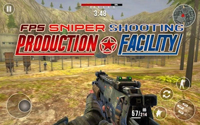 FPS Sniper Shooting: Production Facility game