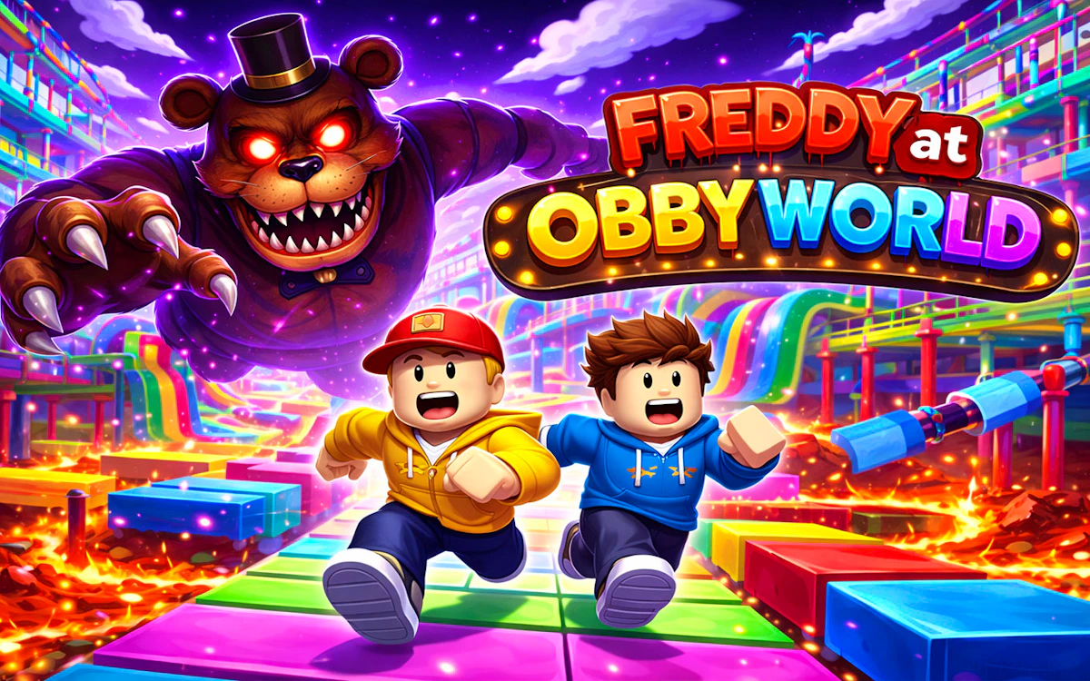 Play Freddy at Obby World — free online Escape game
