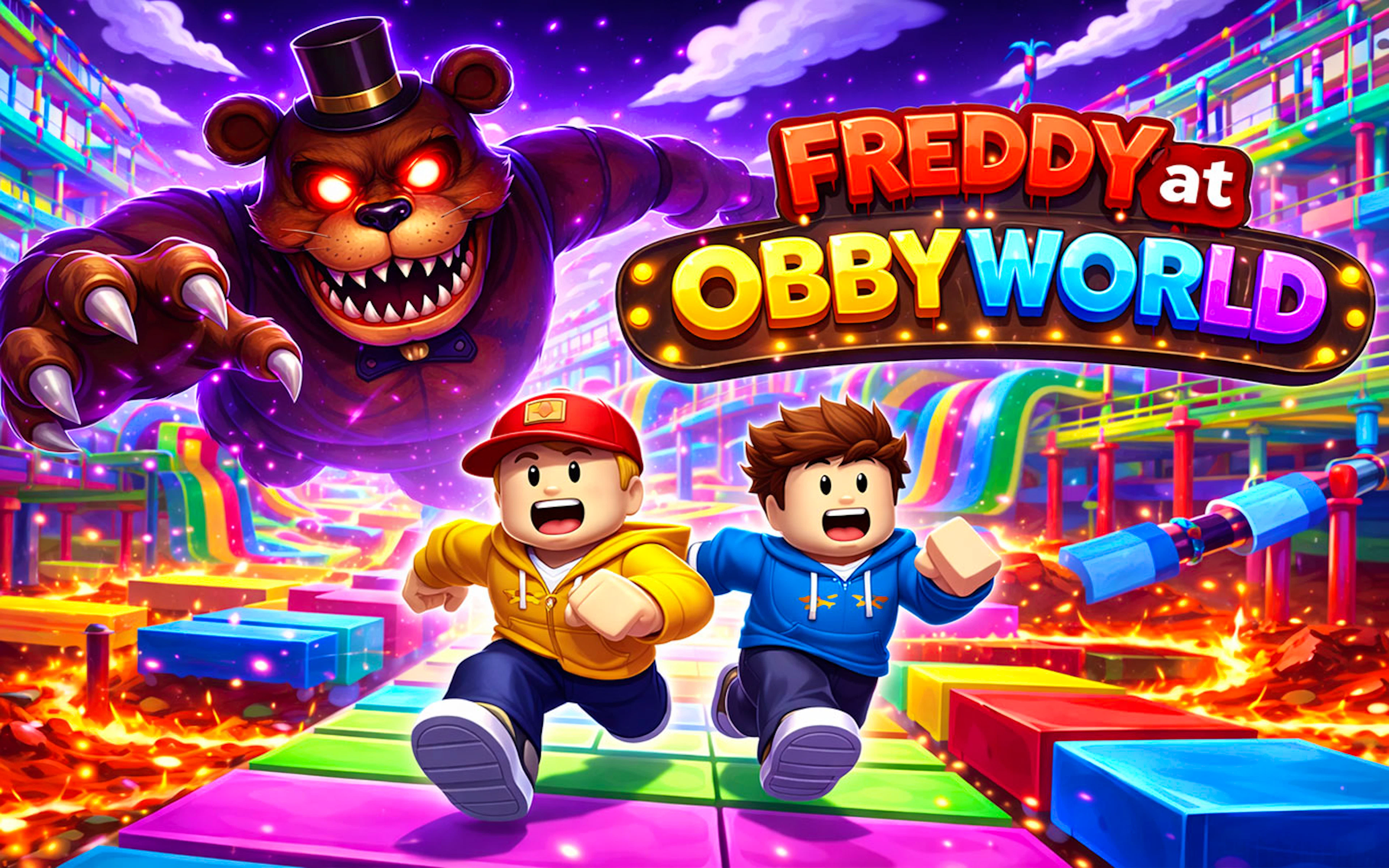 Freddy at Obby World