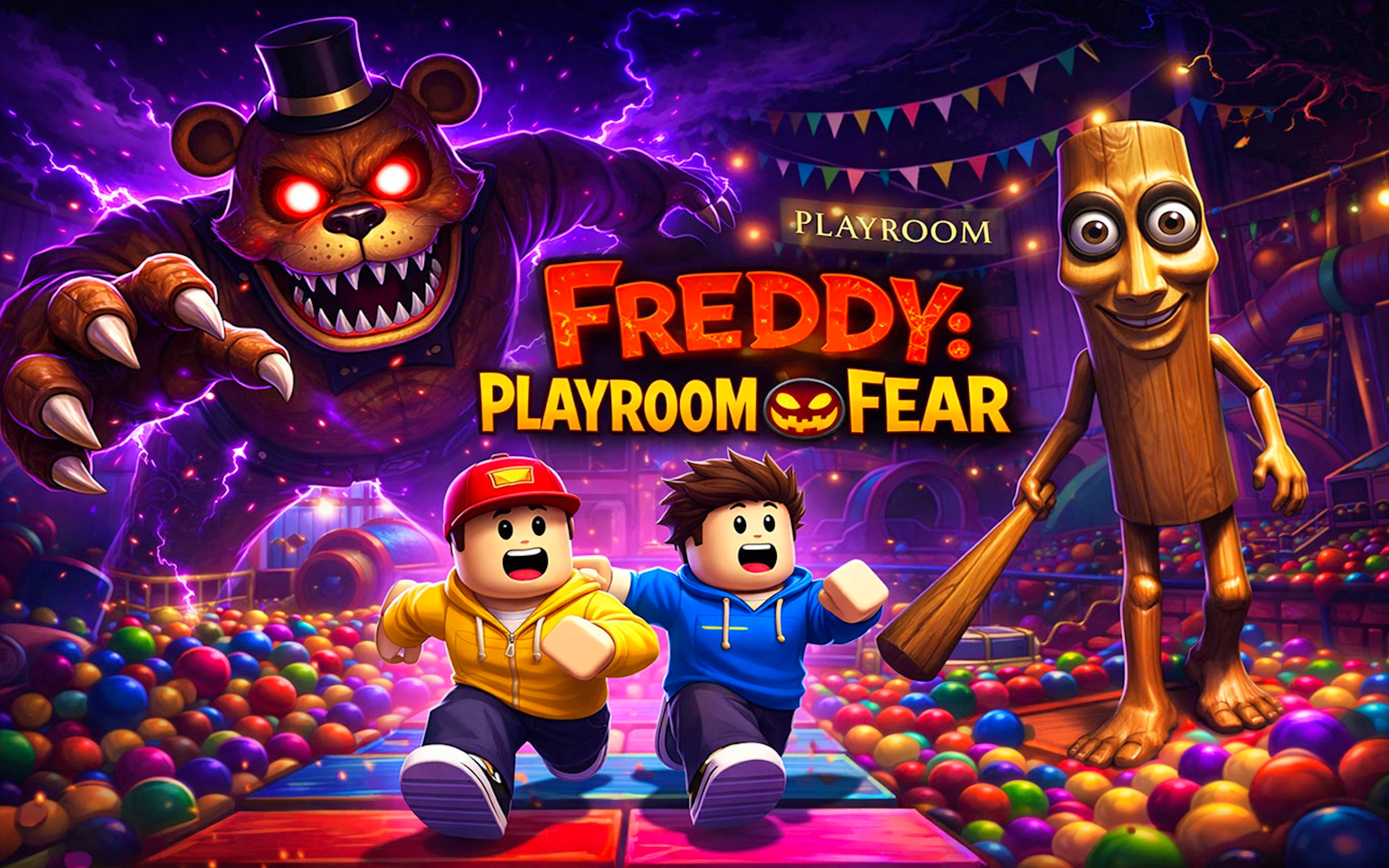 Freddy at Playroom of Fear