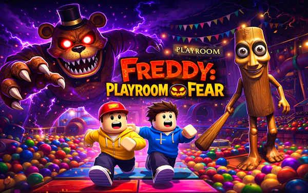 Freddy at Playroom of Fear