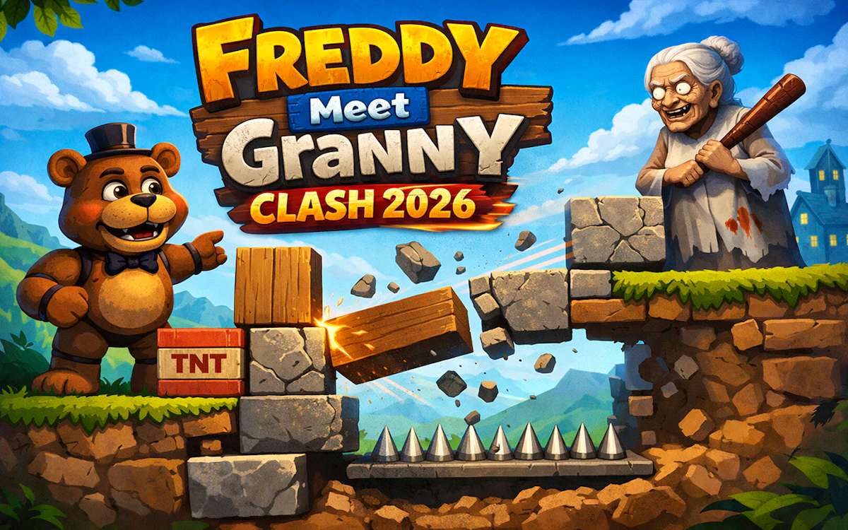 Play Freddy Meet Granny Clash 2026 — free online Puzzle game