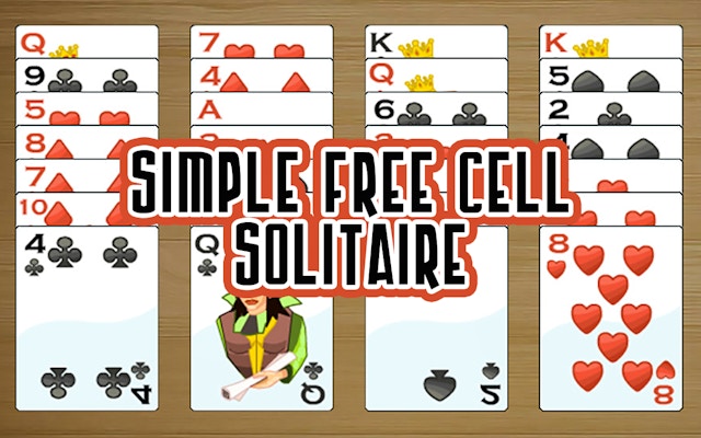 Simple Free Cell Solitaire game