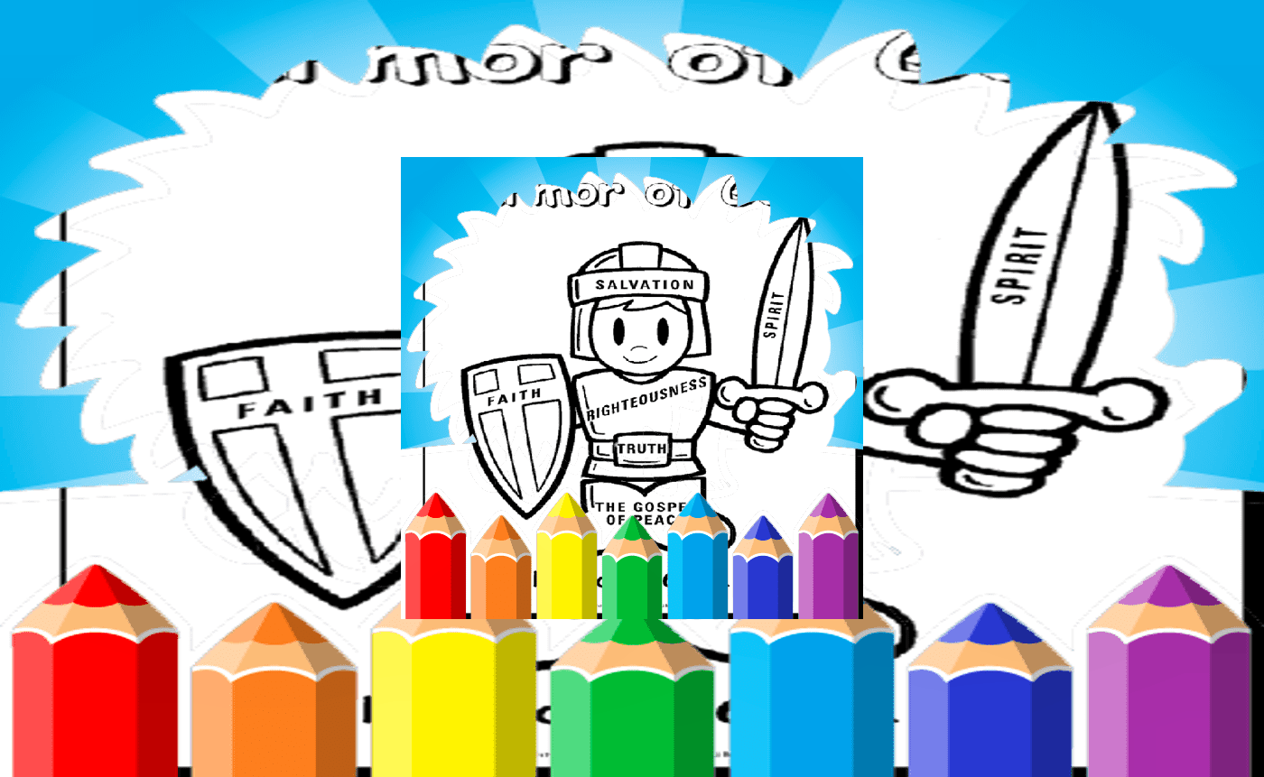 Free Coloring Pages For Armor Of God