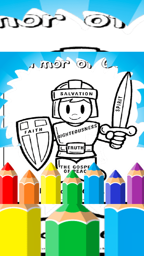 Free Coloring Pages For Armor Of God