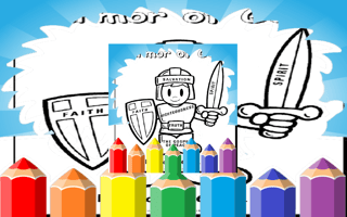 Free Coloring Pages For Armor Of God game cover