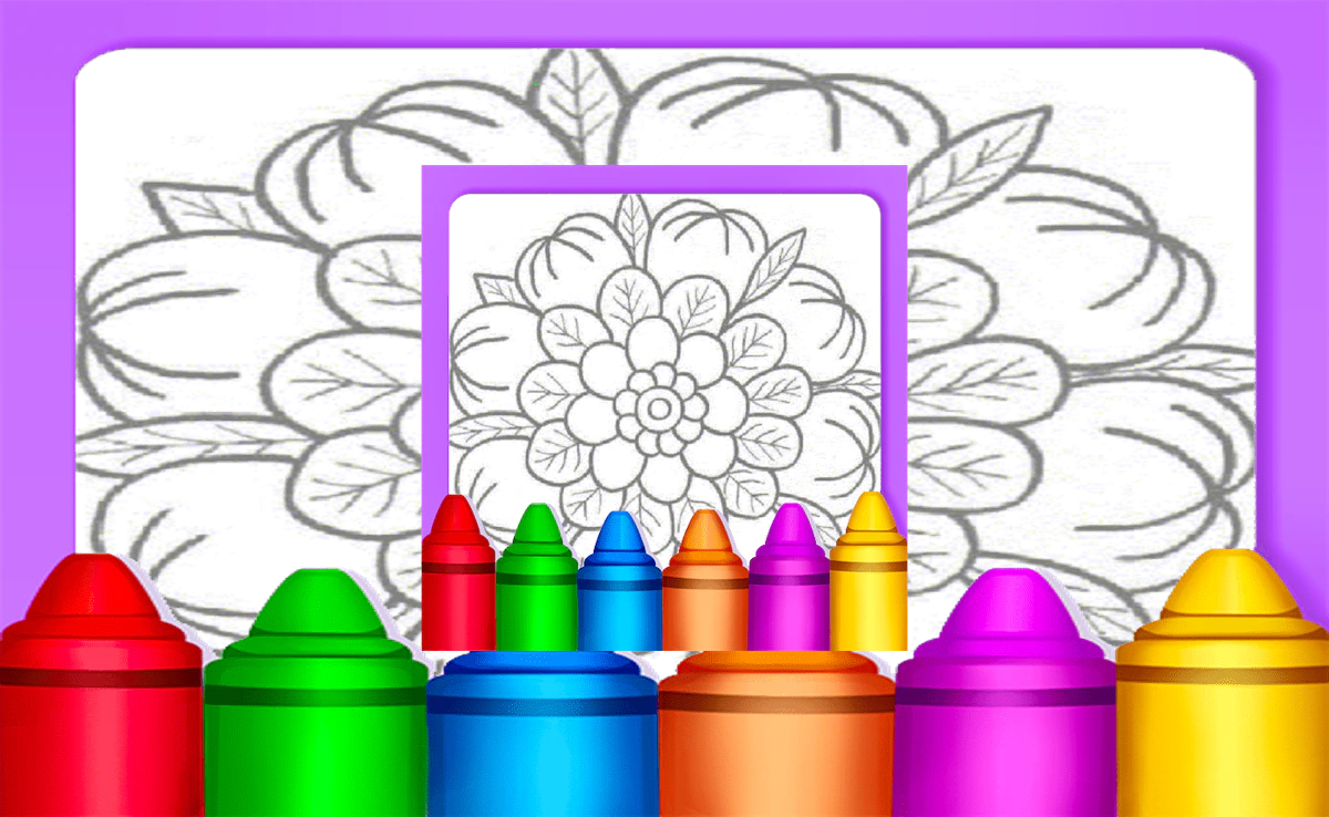 Play Free Printable Mandala Coloring For Kids — free online Kids game