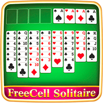 FreeCell Solitaire - Classic Card Game By Gamepix