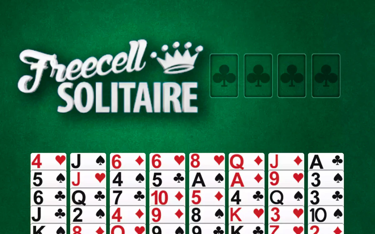 Play Freecell Solitaire Deluxe — free online Board game