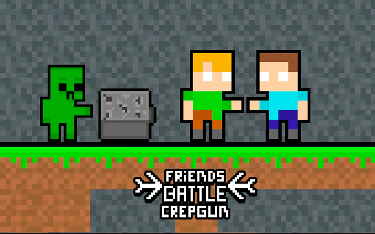 Play Friends Battle Crepgun — free online Two Player game