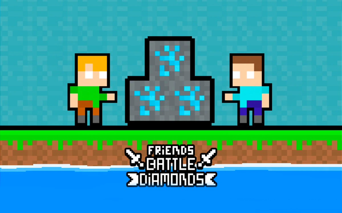 Play Friends Battle Diamonds — free online Two Player game