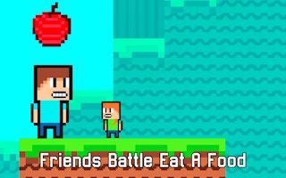 Friends Battle Eat A Food