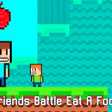 Friends Battle Eat A Food