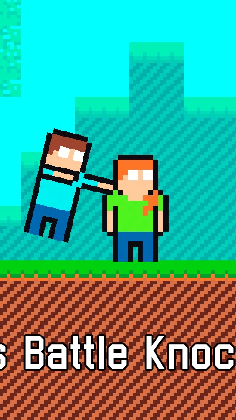 Friends Battle Knock Down