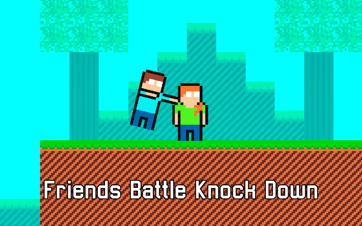 Play Friends Battle Knock Down — free online Two Player game