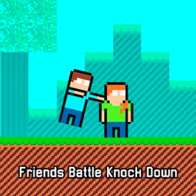 Friends Battle Knock Down By Gamepix