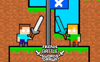 Friends Battle Swords Drawn