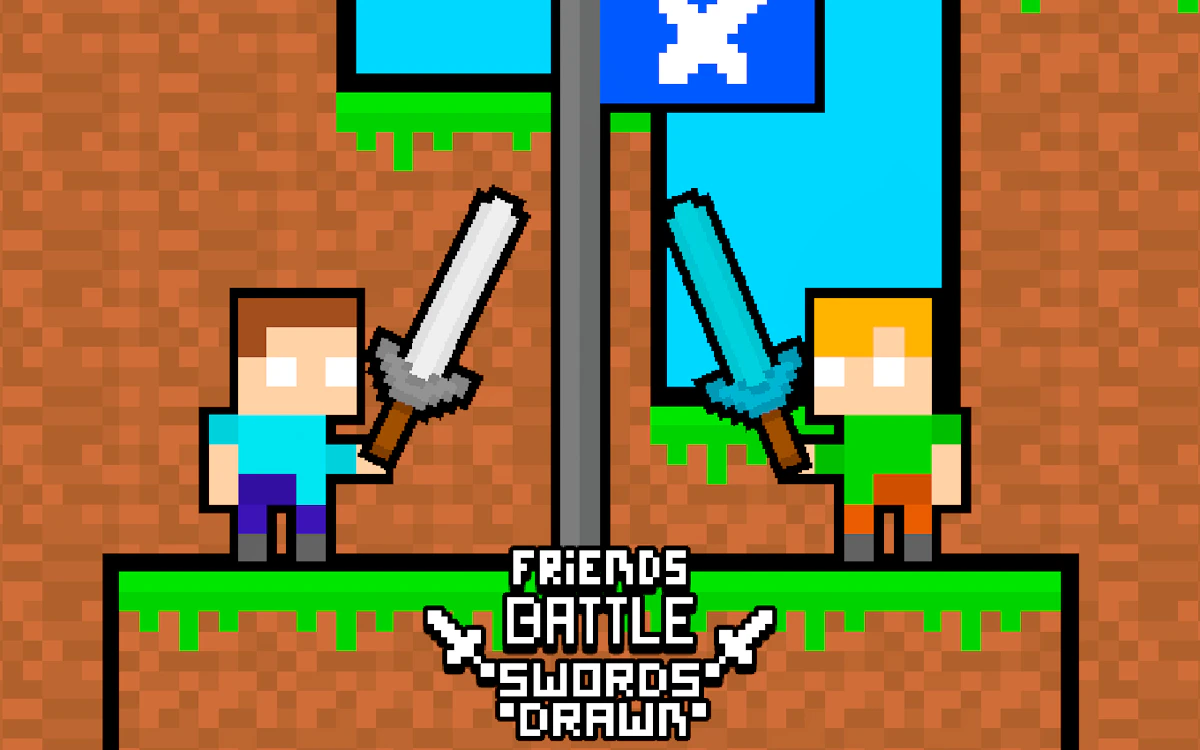 Play Friends Battle Swords Drawn — free online Two Player game