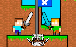 Friends Battle Swords Drawn