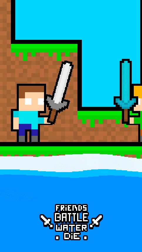 Friends Battle Water Die