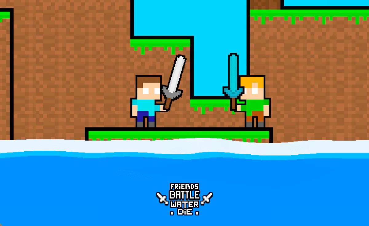 Play Friends Battle Water Die — free online Two Player game