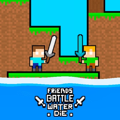 Friends Battle Water Die By Gamepix