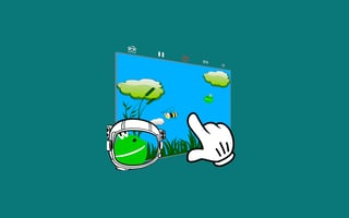 Frog - Jumping On Clouds game cover