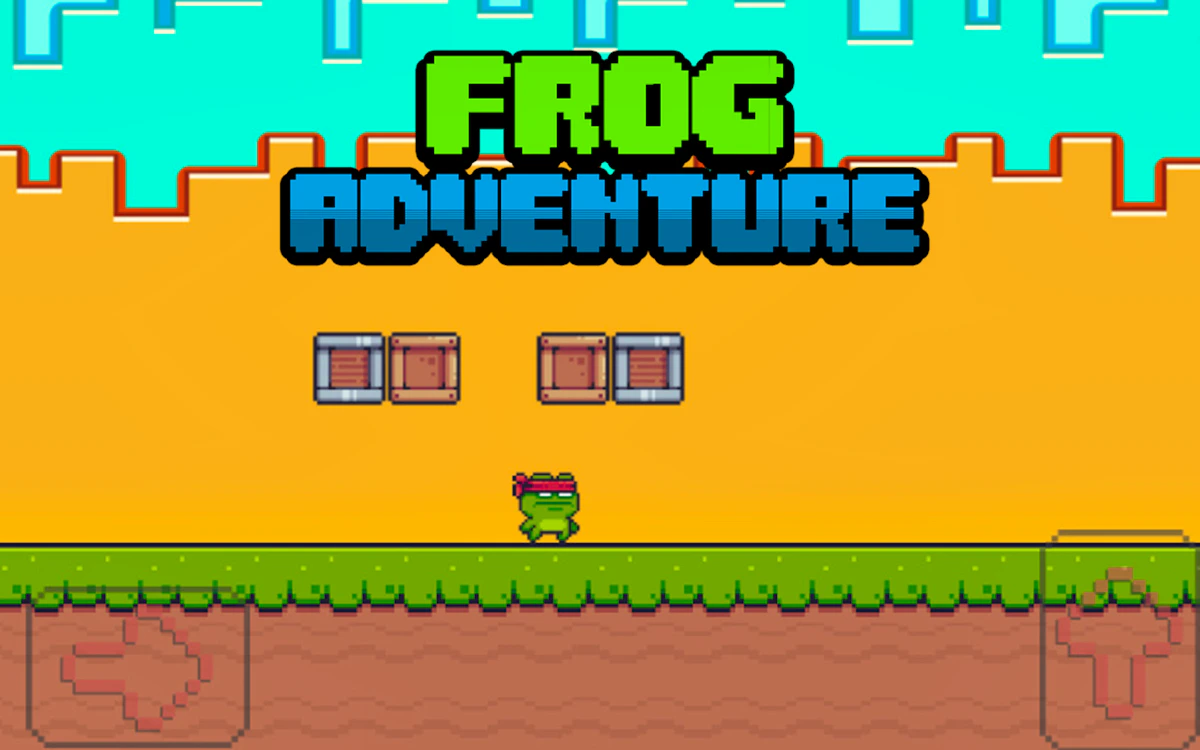 Play Ninja Frog Adventure — free online Platformer game