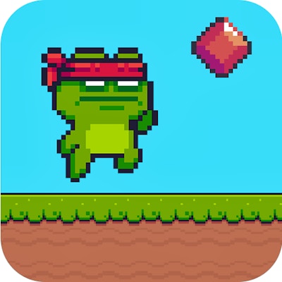 Ninja Frog Adventure By Gamepix