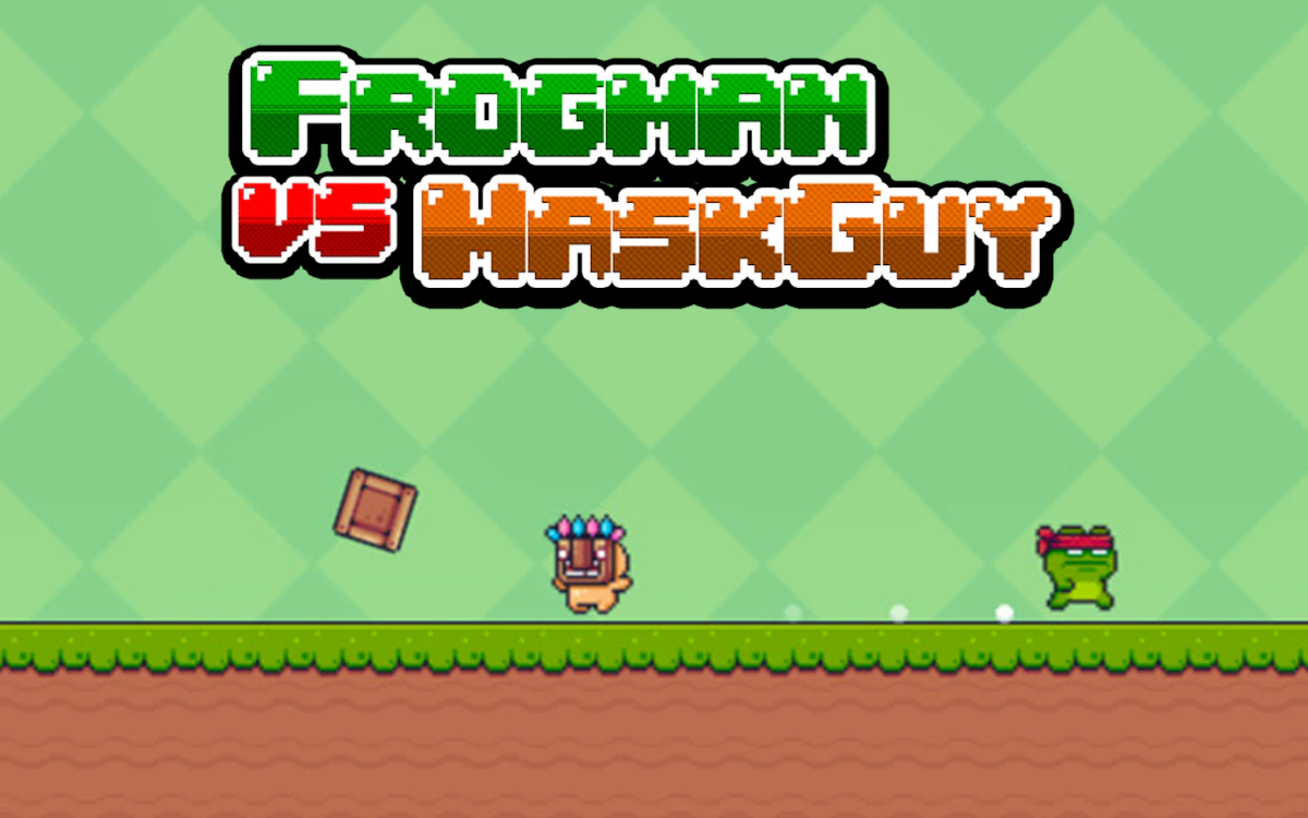 Play Frogman vs Maskguy — free online Arcade game