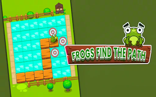 Frogs Find the Path