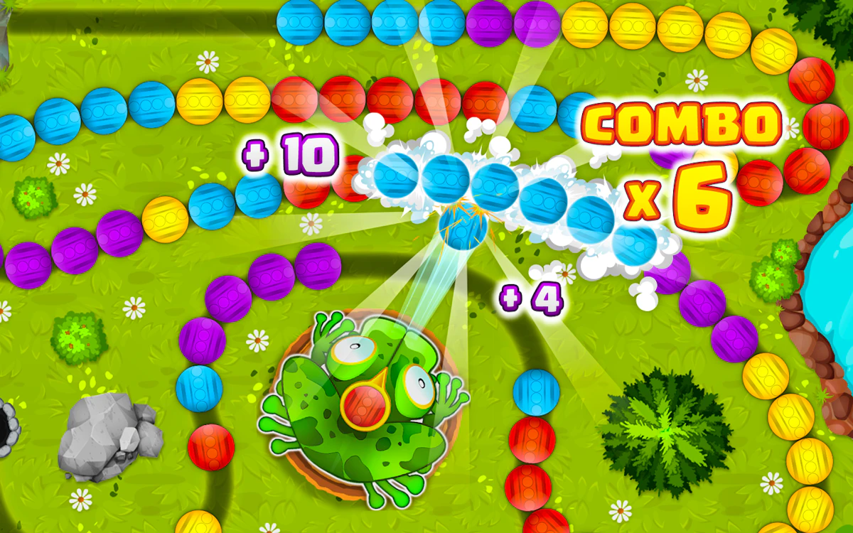 Play Frogtastic Marble Adventure — free online Classics game