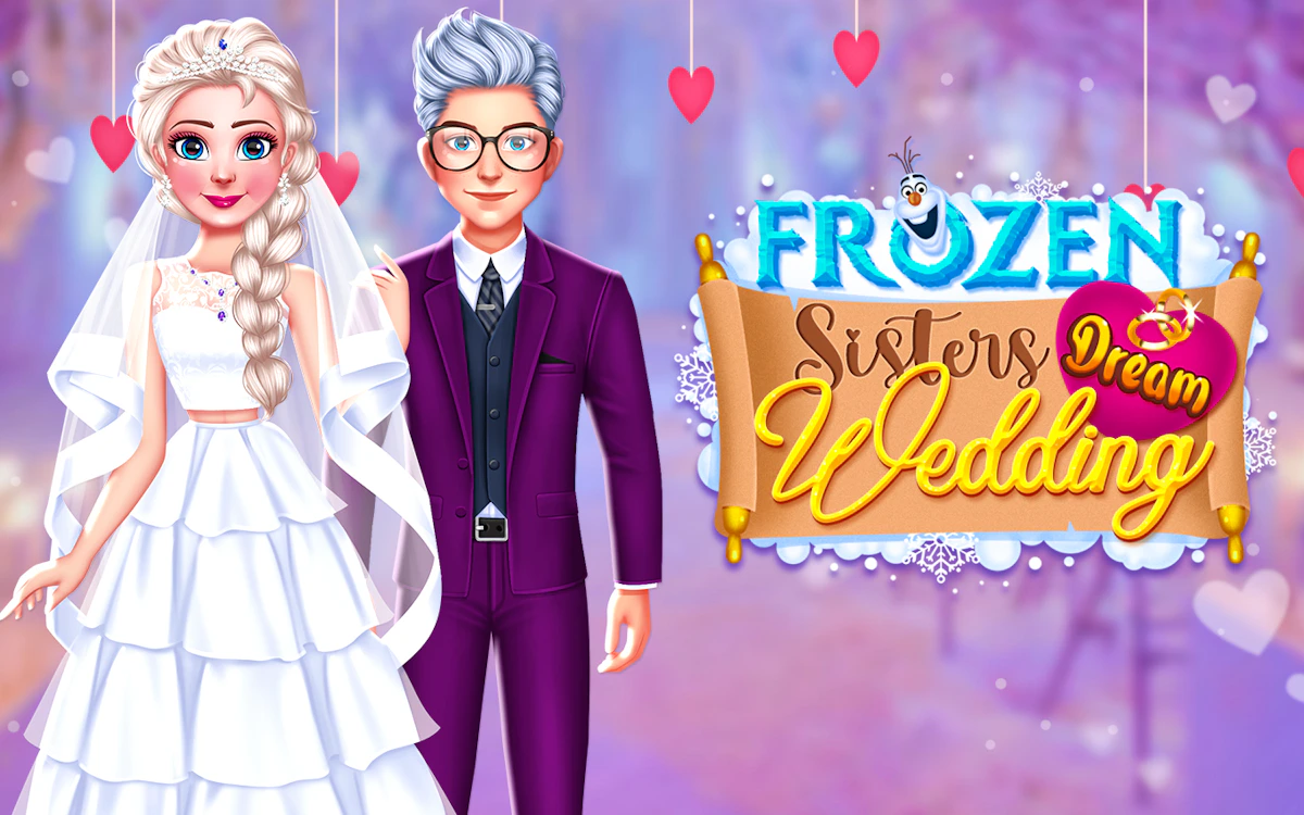 Play Frozen Sisters Dream Wedding — free online Kids game