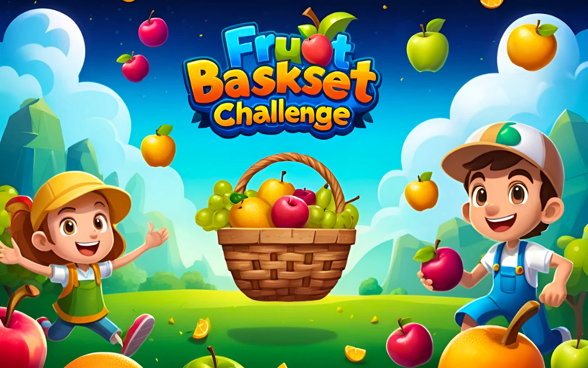 Play Fruit Basket Challenge — free online Skill game