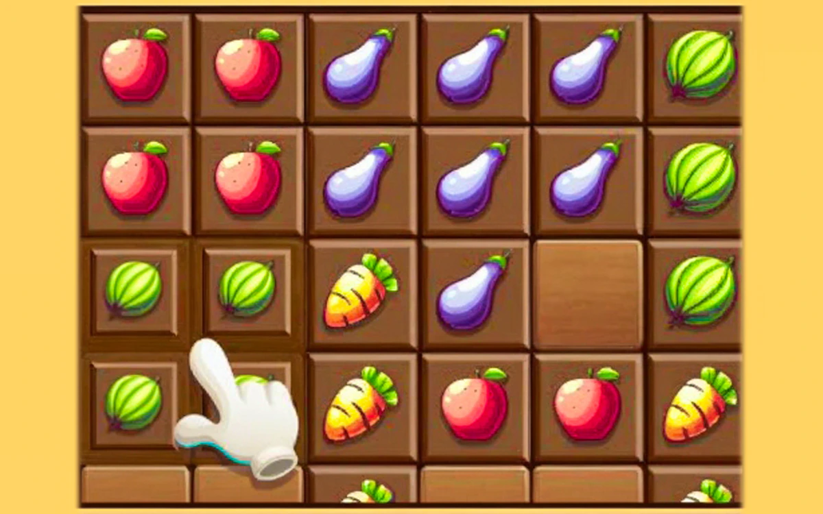 Play Fruit Block Tetra Puzzle — free online Block game