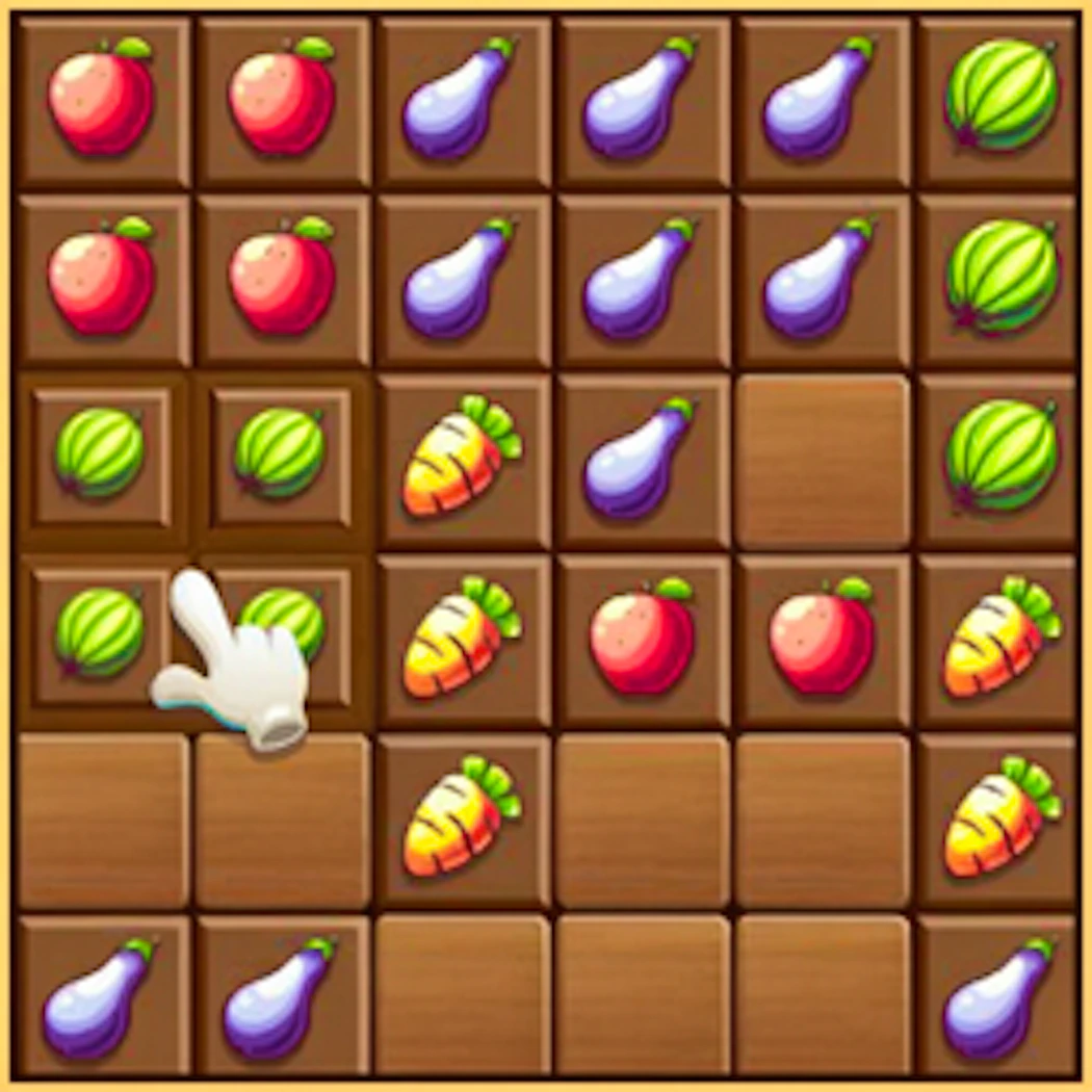 Fruit Block Tetra Puzzle