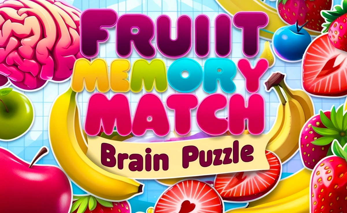 Play Fruit Memory Match Brain Puzzle — free online Memory game