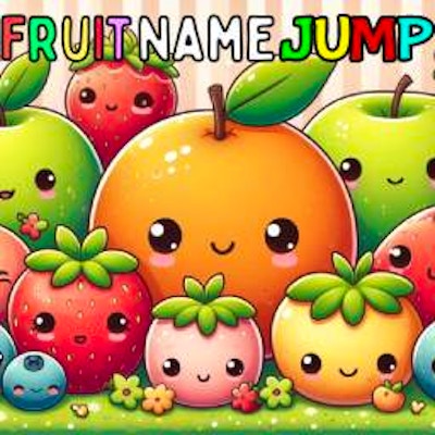 Fruit Name Jump By Gamepix