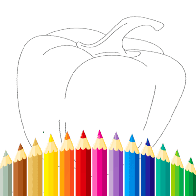 Fruits And Vegetables Coloring For Kids Printable By Gamepix