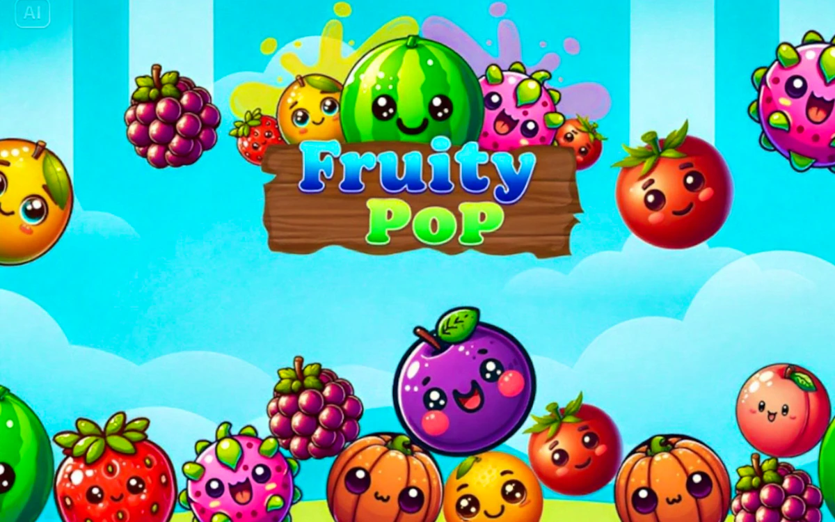 Play Fruity Pop — free online 2048 game