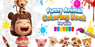 Funny Animal Coloring Book for Kids thumbnail