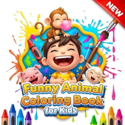Funny Animal Coloring Book for Kids By Gamepix