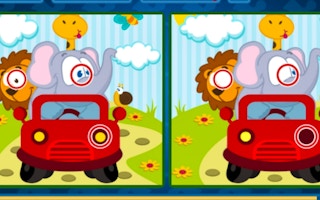 Funny Animal Ride Difference game cover