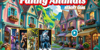 Funny Animals Memory Game thumbnail