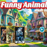 Funny Animals Memory Game