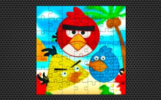 Funny Birds Pop It Jigsaw game cover