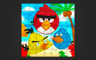 Funny Birds Pop It Jigsaw game cover