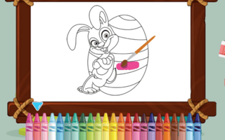 Funny Bunnies Coloring