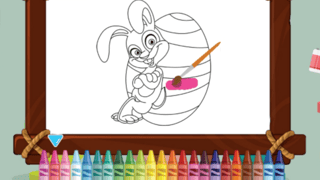 Funny Bunnies Coloring