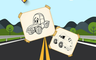 Funny Cars For Kids Coloring